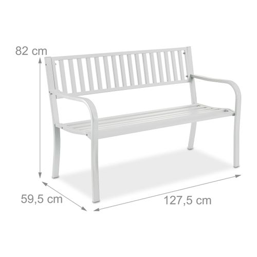 Banc De Jardin En Métal