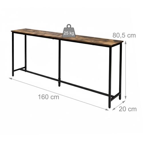 Console Large Au Style Industriel