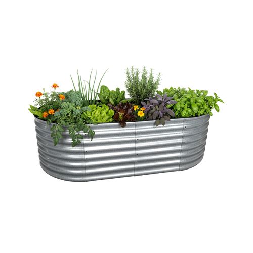 Bac Surélevé Métal Demi-rond