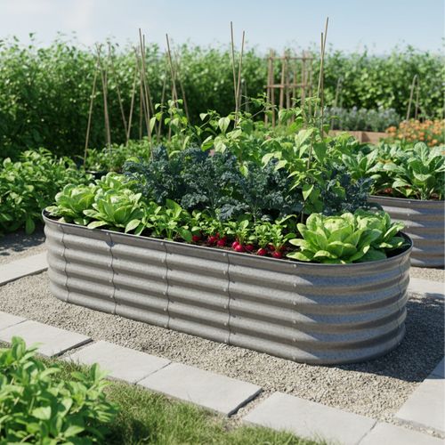 Jardinière Métallique Demi-circulaire