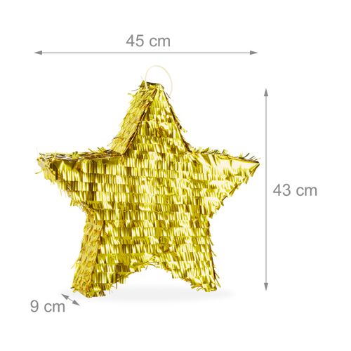 Ensemble Pinata Étoile Avec Bâton