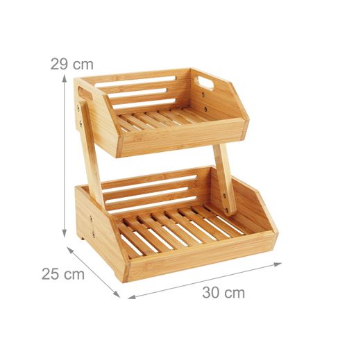 Présentoir à Fruits En Bambou