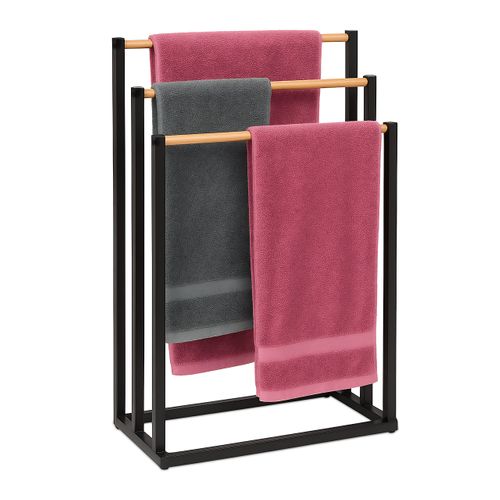Porte-serviettes à 3 Barres Spacieuses