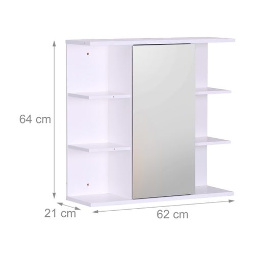 Armoire De Bain Avec 8 Étagères