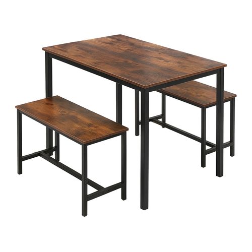 Ensemble De Table De Repas Avec 2 Bancs