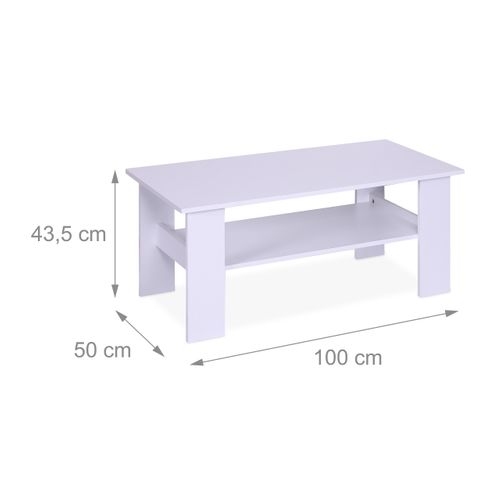 Table Basse Avec Rangement Inférieur