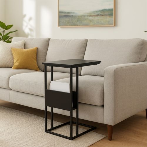 Table D'appoint Avec Rangement Et Niche