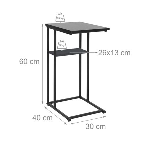 Table D'appoint à Deux Niveaux
