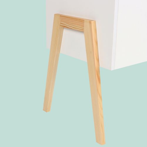 Coffre D'enfants Avec Pieds En Bois