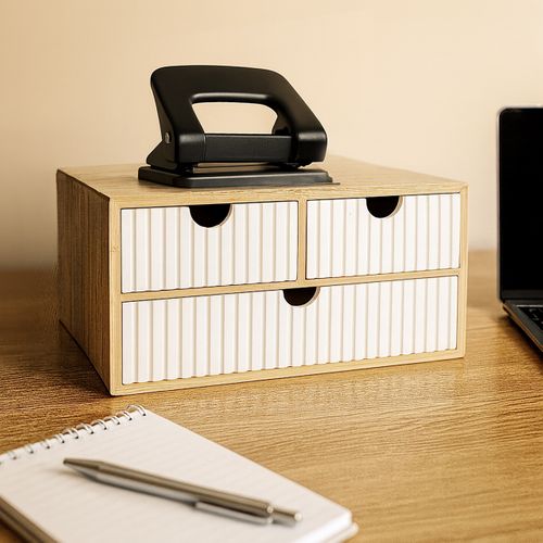 Boîte à Tiroirs En Bambou