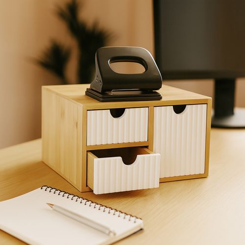 Boîte à Tiroirs En Bambou