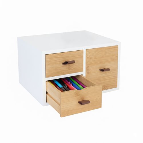 Boîte à Tiroirs En Bambou Avec Anses