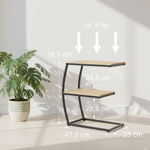 Table D'appoint En Forme De C