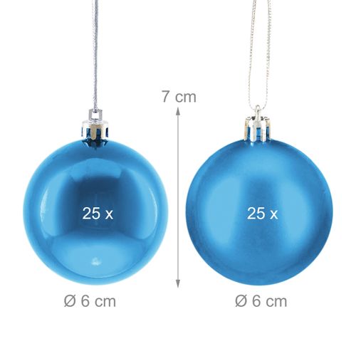 Lot De 50 Boules De Noël