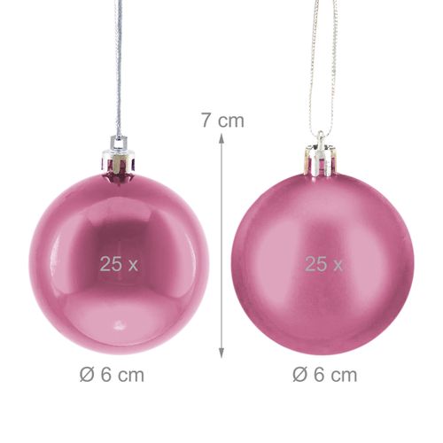 Lot De 50 Boules De Noël