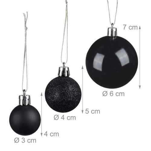 Lot De 138 Boules De Noël