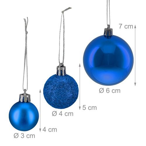 Lot De 138 Boules De Noël