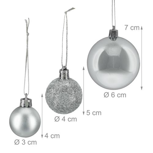 Lot De 50 Boules De Noël