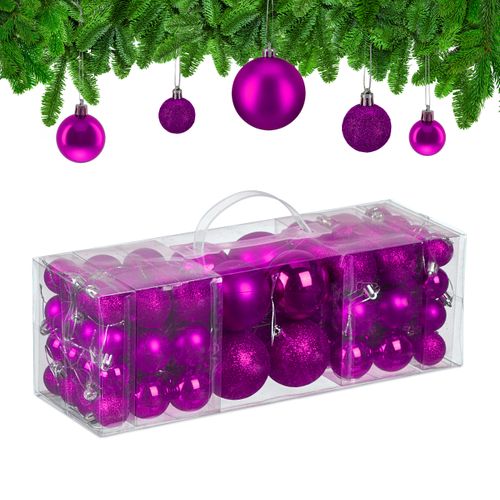 Lot De 50 Boules De Noël