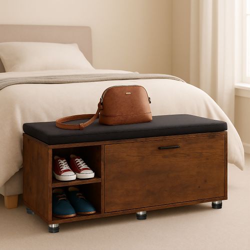 Banc à Chaussures Avec Assise Et Meuble