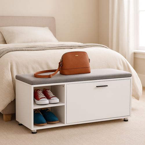 Banc à Chaussures Avec Assise Et Meuble