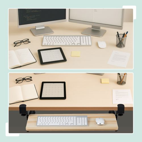 Support Coulissant Pour Le Clavier