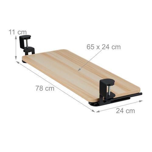 Support Coulissant Pour Le Clavier