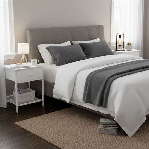 Chevets Lot De 2 Avec Tiroir Et Tablette