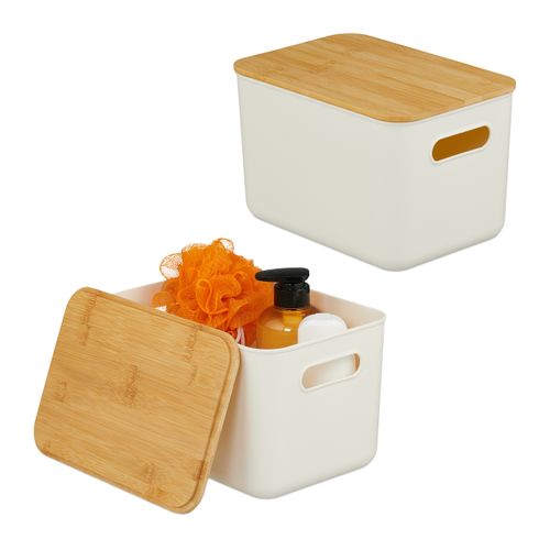 Lot De 2 Bacs De Rangement