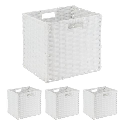Lot De 4 Paniers De Rangement