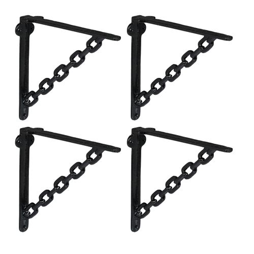 Lot De 4 Équerres Pour Étagères