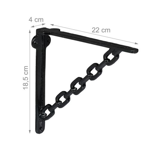 Lot De 4 Équerres Pour Étagères