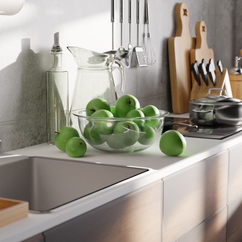 Lot De 2 Grands Saladiers En Verre