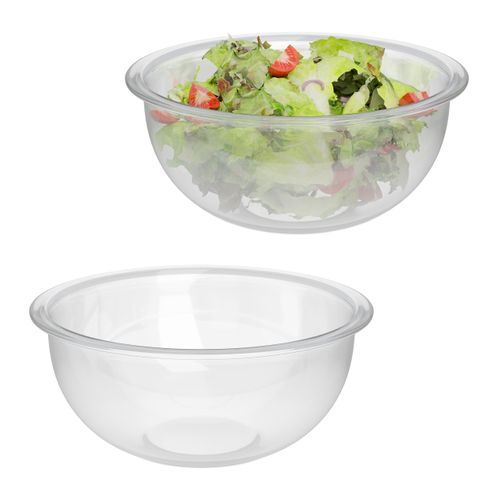 Lot De 2 Grands Saladiers En Verre