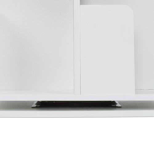 Petite Bibliothèque De Couleur Blanche