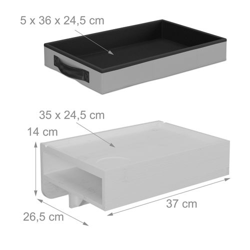 Étagère De Lit Spacieuse