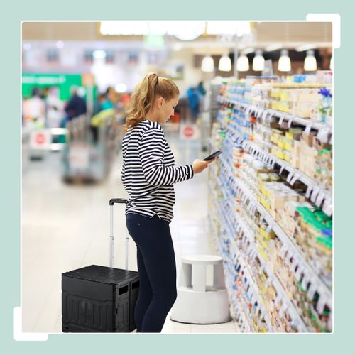 Chariot De Courses Avec Couvercle