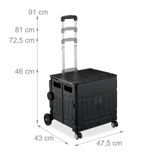 Chariot De Courses Avec Couvercle