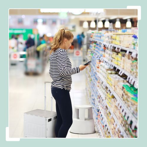 Chariot De Courses Avec Couvercle