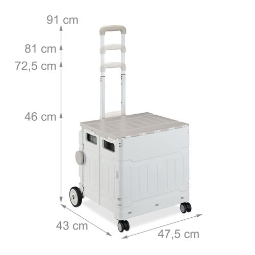 Chariot De Courses Avec Couvercle