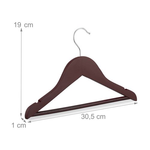 Lot De 20 Cintres En Bois Pour Enfants