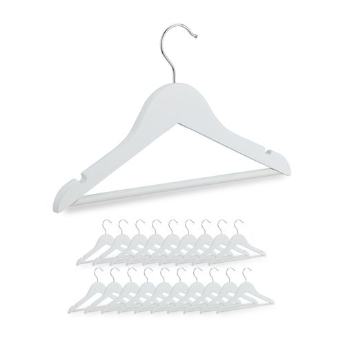 Lot De 20 Cintres En Bois Pour Enfants