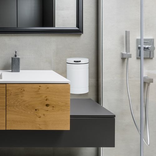 Poubelle De Salle De Bain Murale 3 L