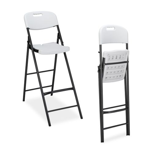 Lot De 2 Tabourets De Bar Pliants