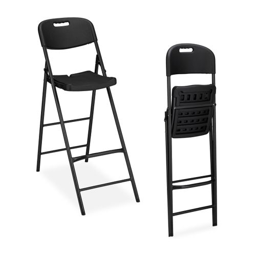 Lot De 2 Tabourets De Bar Pliants