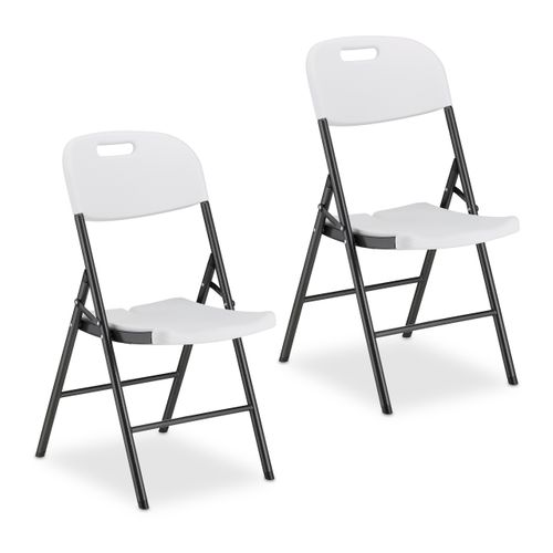 Chaise De Jardin Pliante En Lot De 2