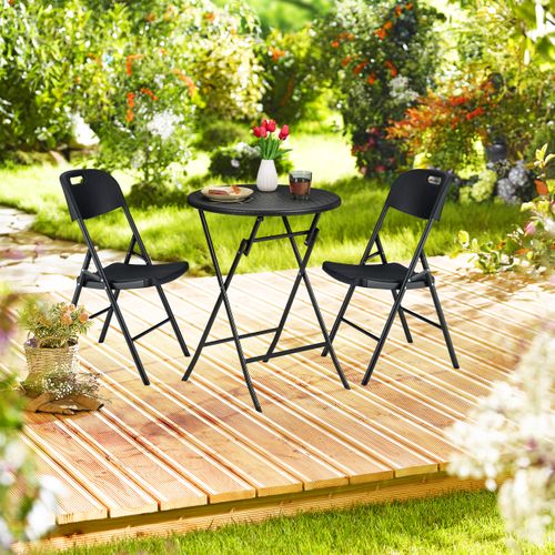 Chaise De Jardin Pliante En Lot De 2