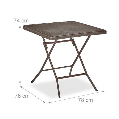 Table De Jardin Pliante Effet Bois