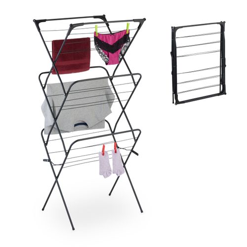 Séchoir à Linge Pliable 18 Barres