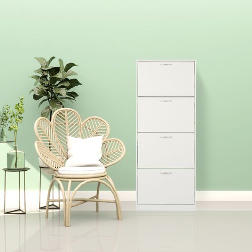 Meuble à Chaussures Blanc